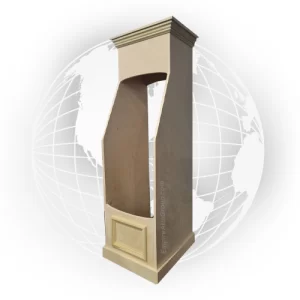 Custom ATM Wooden Cabinet genmega 2500 from Empire Atm Group
